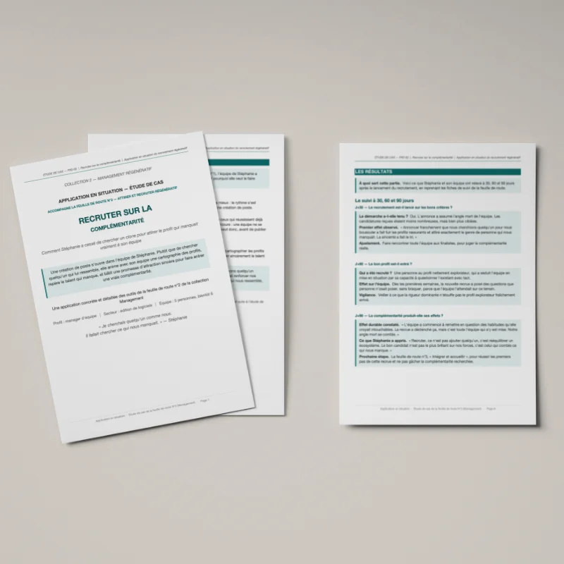 Feuilles de route leadership régénératif