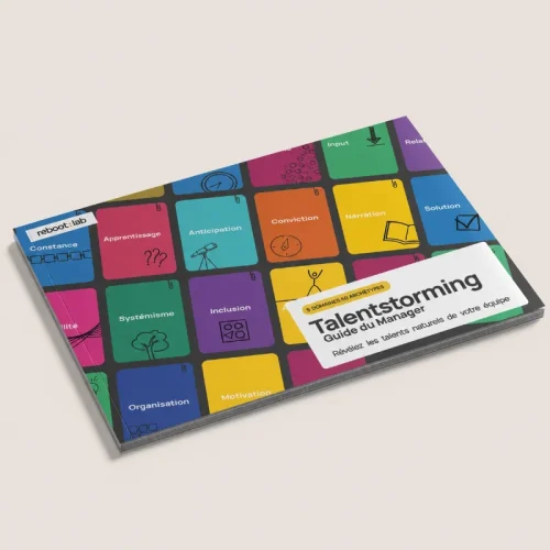 Couverture du guide du manager Talent Storming de Reboot lab
